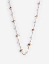 Řet&iacute;zek  - Ozdobn&eacute; perličky - zlata