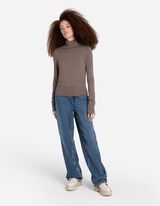 Pullover - Misto viscosa - marrone