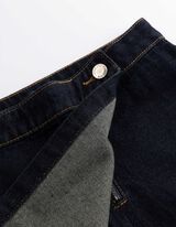 Skort - donkerblauw denim - Donkerblauw