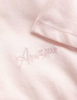T-shirt - Borduursels - Lichtroze