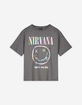 Póló - Nirvana - szurke