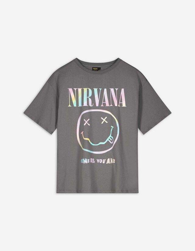 Póló - Nirvana - szurke