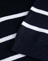 Camicia in maglia - Collo alla coreana - blu scuro