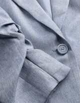 Blejzr - Tř&iacute;čtvrtečn&iacute; ruk&aacute;vy - svetle  modra