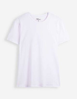 T-Shirt - Stretchanteil - Wei&szlig;