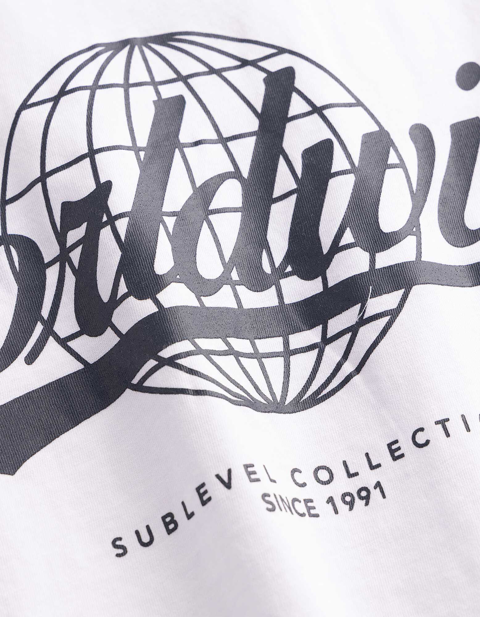 T-Shirt - R&uuml;ckenprint - wei&szlig;