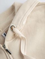 rozpinana bluza - jednokolorowy - bez