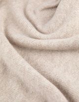 Gebreide jurk - Kuitlengte - beige