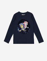 Jungen Langarmshirt - Wendepailletten