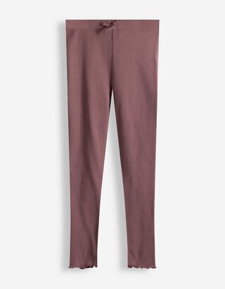 Leggings - Gerippt - Beere