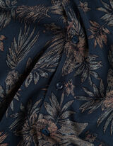 Cămașă - LENZING™ ECOVERO™ - Albastru inchis