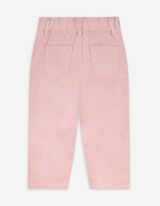 Cordhose - Glitzerprint - rosa