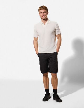 Cargoshorts - Ripstop - schwarz