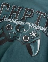 T-Shirt - Frontprint - Dunkelgr&uuml;n