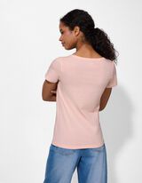 T-Shirt - Stretchanteil - rosa