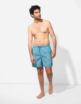 Plavky - Potisk po celé ploše - tyrkysova