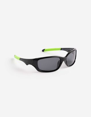 Lunette de soleil - Design sportif - Noir