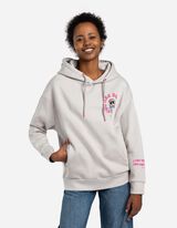 Mikina s kapucňou - Zadn&yacute; v&yacute;tlačok - bezova