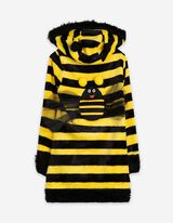 Kost&yacute;m - včela - Kapuce - cern&aacute;