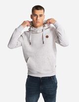 Majica s kapuljačom - Klokan-džep - svijetlo siva