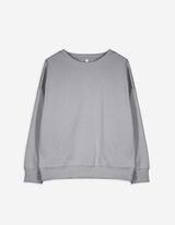 Sweatshirt - Oversized fit - grijs