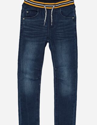 Pantalon de jogging - Coupe Straight Fit - Bleu fonc&eacute;