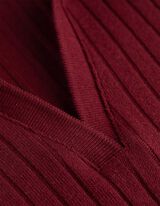 Polo-majica - tamno-crvena