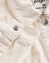 Hemdjacke - einfarbig - wei&szlig;