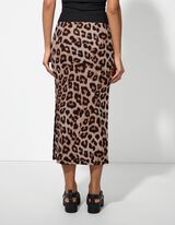 Gonna midi - Tinta unita - bianco