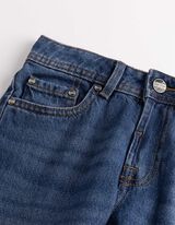 Jeans - Losse pasvorm - donkerblauw