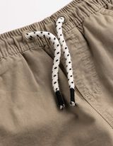 Shorts - Elastischer Bund - beige