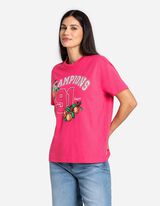 Majica kratkih rukava - Prednji tisak - pink