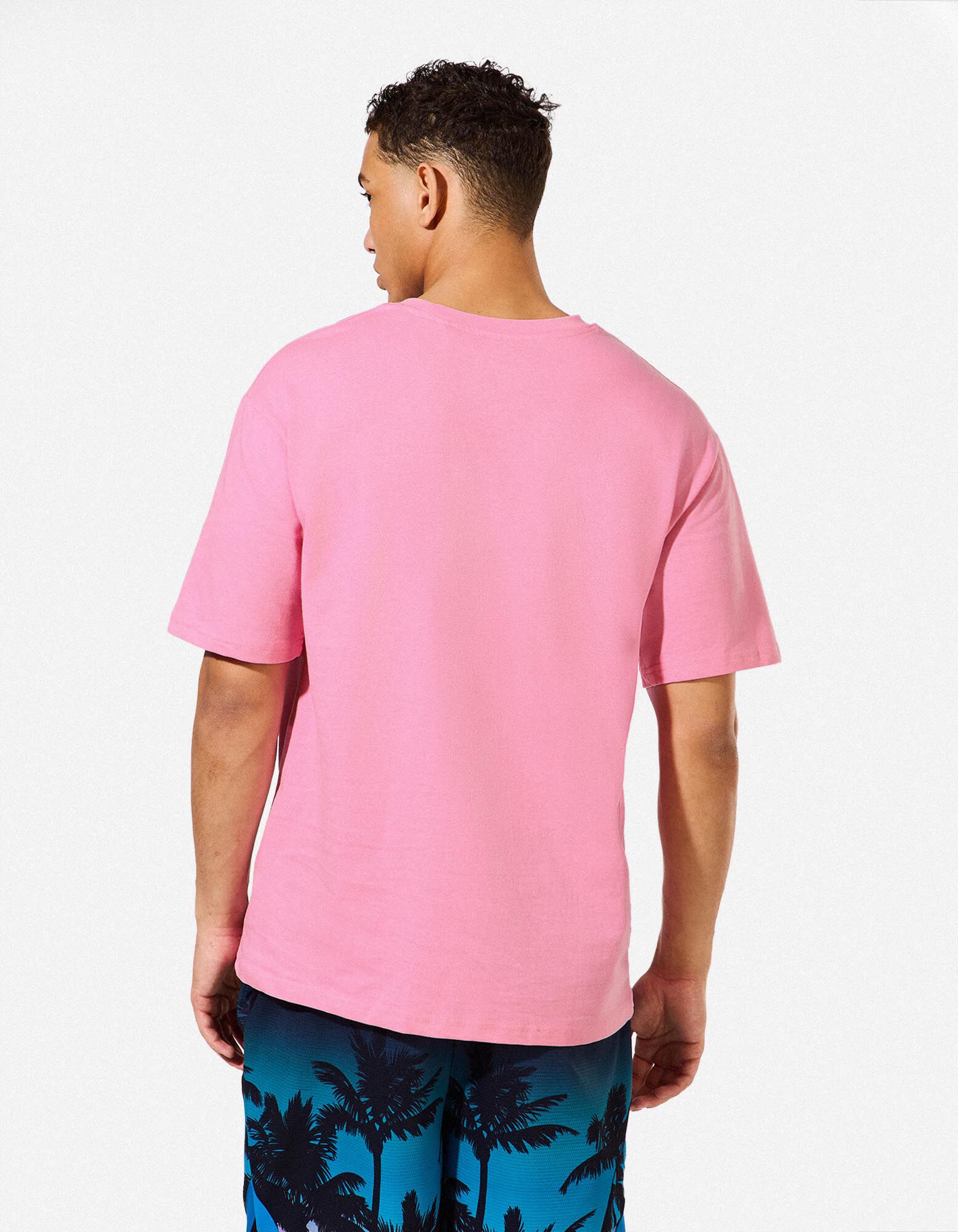 T-shirt - Coupe oversize - rose