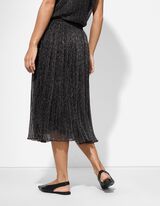 Sukňa - Záhyby - cierna