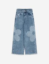 Jeans - Weites Bein - blau
