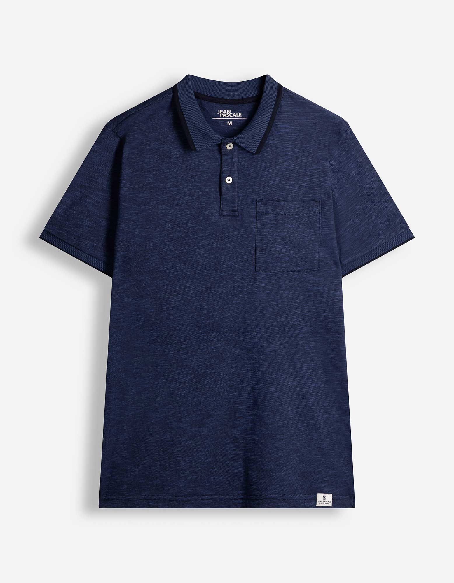 T-Shirt - Polokragen - blau