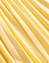 Klostuotas sijonas - Klostės - sviesiai geltonas