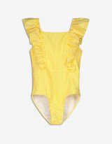 Costume da bagno - Volant - giallo