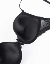 Push-up-bh - Met kant - zwart
