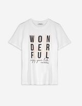 T-shirt - Stampa frontale - bianco
