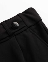 Hose - Elastischer Verschluss - schwarz