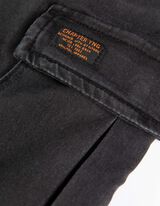 Cargohose - Denim - schwarz
