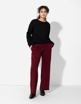 Mikina - Potlač v podobe spr&aacute;vy - cierna