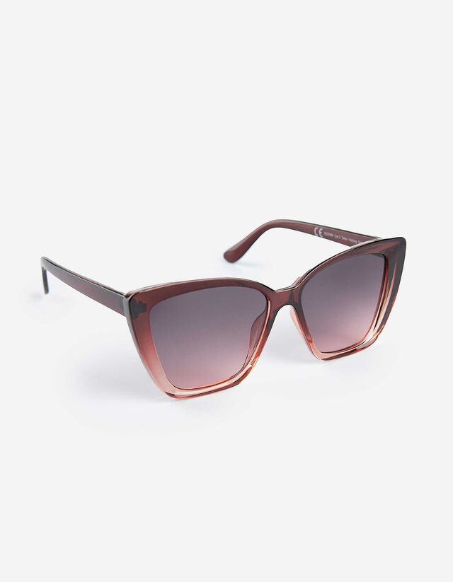 Sonnenbrille - hellbraun