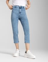 Kapri hlače - Vsebnost streča - svetlo modra