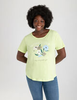 Tricou - Tipărire frontală - Verde deschis