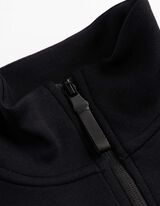 Sweatvest - Modaal - zwart