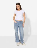 Jeans - Straight fit - celeste