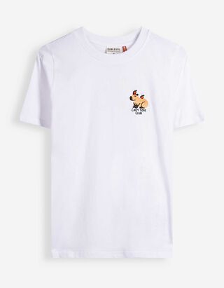 T-Shirt - Tiermotiv - Wei&szlig;
