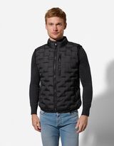 Steppweste - Stehkragen - dunkelblau